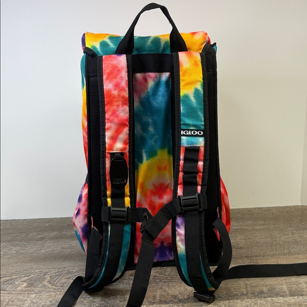 Igloo x Grateful Dead Tie-Dye Insulated Backpack Cooler – Dancing Bears - Picture 2 of 12